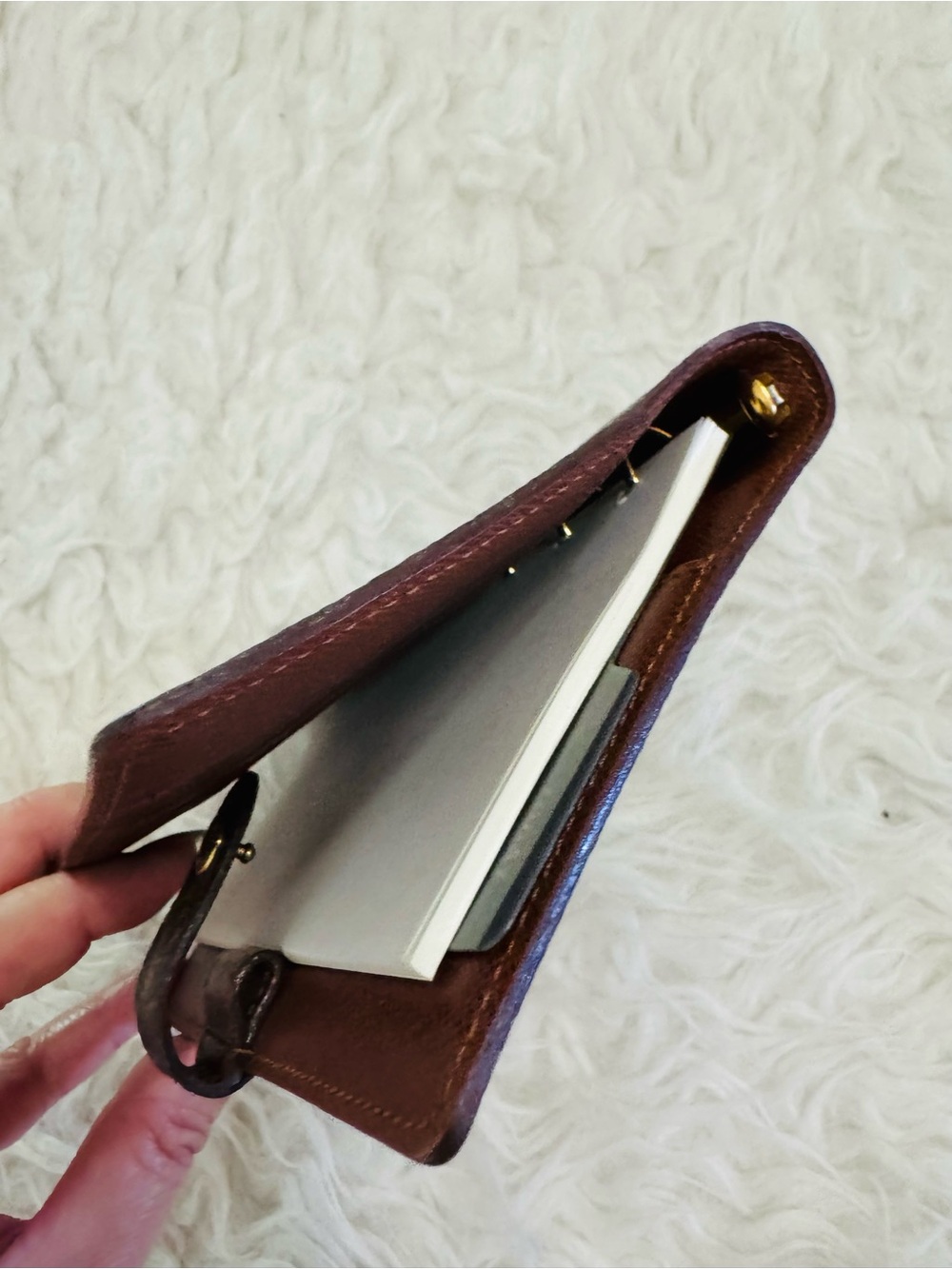 Louis Vuitton Brown Monogram Canvas Agenda Cover - Picture 5 of 12